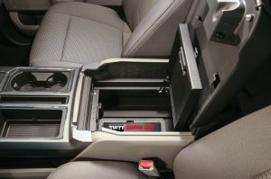 Ford F-150 Console Safe - Tuffy Products - W/ Combo Lock - Black - `15-`24